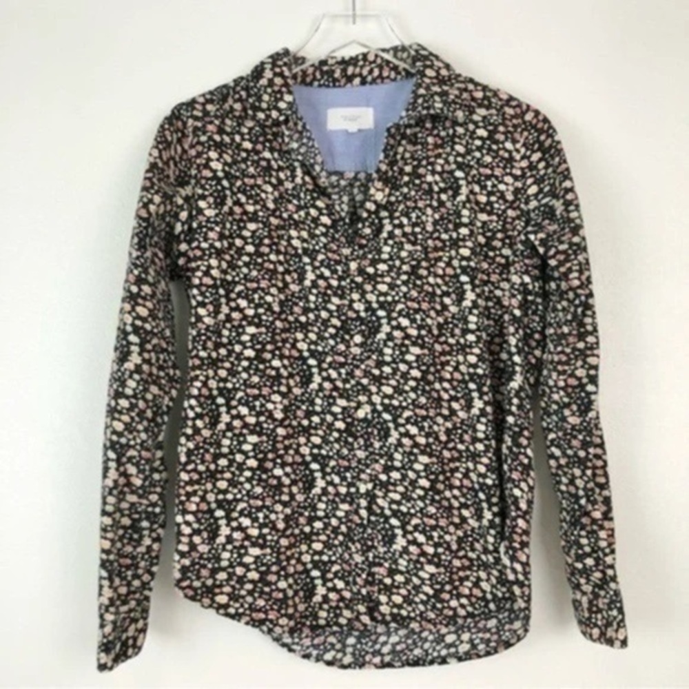 Birds of Paradis Trovata Anthropologie Floral Shirt